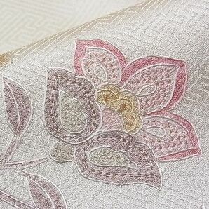 平和屋1■訪問着 総刺繍 スワトウ相良刺繍 地紙枝花蝶文 暈し染め 逸品 CAAC2304hyの画像8