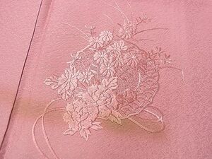 平和屋1■訪問着　総刺繍　草花丸文　逸品　未使用　CAAC2026an