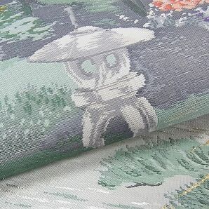 平和屋1■六通柄袋帯 日本の名園 金銀糸 逸品 未使用 CAAC3772fbの画像3
