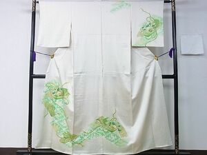 平和屋1■訪問着　駒刺繍　文箱　草花文　金彩　大丸扱い　逸品　CAAC3098ev