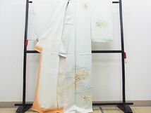 平和屋野田店■訪問着　金駒刺繍　雲取り冊子花文　逸品　未使用　BAAD0677gt_画像2