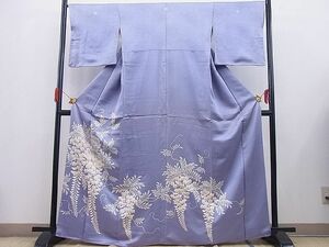 平和屋野田店■豪華色留袖　藤花房　金彩　逸品　BAAD1483gh