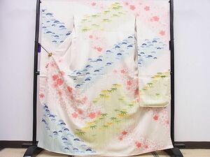 平和屋1■豪華振袖　刺繍　松竹梅　金彩　逸品　CAAB1643ev