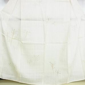 平和屋2■夏物 訪問着 生紬 松葉文 逸品 DAAC1276wbの画像5