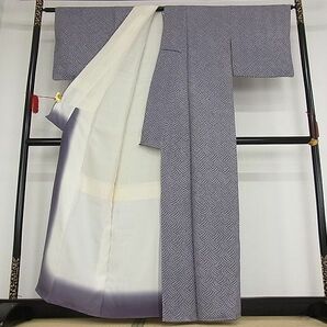 平和屋-こころ店■大変加工の良い総絞り小紋 網目文 正絹 逸品 AAAE1187Ajaの画像2