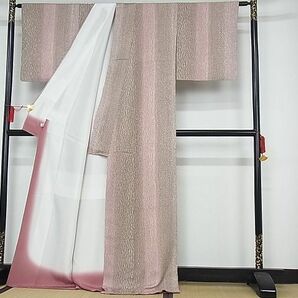 平和屋-こころ店■上質な小紋 杢目間道 正絹 逸品 AAAD7394Acsの画像2