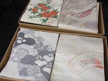 平和屋-こころ店■名古屋帯 まとめて100点 孔雀 辻が花 花柄 作家物 手描き 駒刺繍 金銀糸 など 未使用品あり 全て正絹 hi1507_画像1