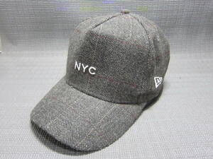NEW ERA ニューエラ　NYC ニューヨークシティ　ADJUSTABLE　キャップ　帽子　グレー　フリーサイズ　S2404B②