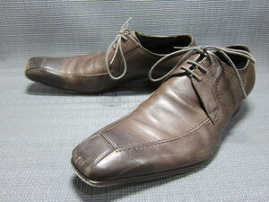 KATHARINE HAMNETT LONDON キャサリンハムネット ロンドン　ローファー 紳士靴 ビジネスシューズ 革靴　24.5cm　ダークブラウン　S2404C
