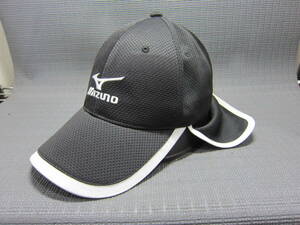 mizuno Mizuno Golf sunshade attaching mesh cap hat black 56~60cm S2404E