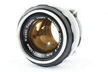 ★美品　動作確認済★ NIKON ニコン NIKKOR-S Auto 50mm f1.4 MF レンズ　防湿庫管理 #B247_画像2