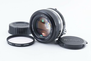 ★新品級　動作確認済★ NIKON ニコン AI NIKKOR 50㎜ F1.4 MF レンズ　防湿庫管理 #H024