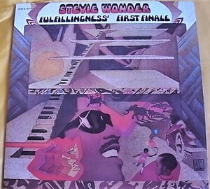 LP ファースト・フィナーレ　Stevie Wonder 日本ヴィクター盤 歌詞・ライナー・帯付　やさしく歌って、悪夢