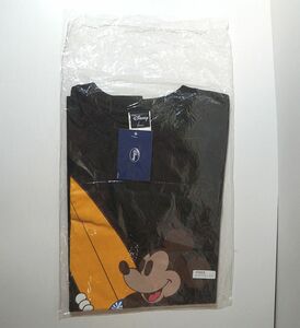 未使用 ディズニー デスバレー Disney x DEATH‐VALLEY コラボTシャツ ミッキーマウス Sサイズ ブラック サーフボード サーフィン サーフ 