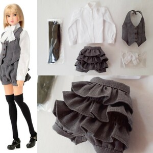 新品未使用●極美品●momokodoll(モノクロームフラワー限定付属アウトフィット)momoko doll ruruko モモコドール cherryちゃん チェリー