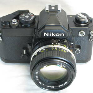 Nikon FM ブラック Ai-s NIKKOR 50mm 1:1.4 マニュアルニコンの画像1