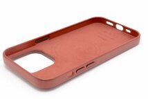 【概ね美品】 Apple iPhone 14 Pro Leather Case Umber MPPK3FE/A iPhone 14 Pro用 MagSafe対応 レザーケース アンバー #4304_画像7