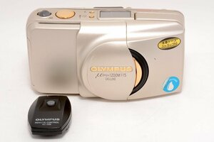 【良品】OLYMPUS オリンパス μ Zoom 115 DELUXE リモコン付属 コンパクトフィルムカメラ #4419