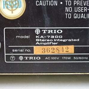TRIO トリオ KA-7300 プリメインアンプ ジャンク 管理C-8の画像7