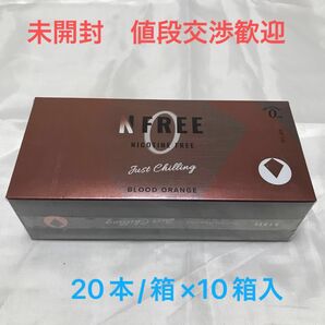 未開封　NFREE エヌフリー ブラッドオレンジ　 10箱 IQOS互換機 ニコチンゼロ　電子タバコ　禁煙グッズ　ニコチンレス