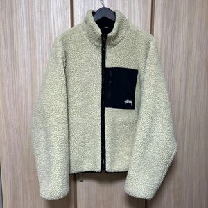 STUSSY 8ball Sherpa Jacket reversible