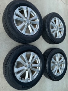 225/65R17　ニッサン純正 T32エクストレイル純正 TOYO 中古夏タイヤアルミセット ★17×7J 114.3/5H ET45