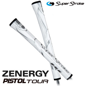 スーパーストローク Zenergy Pistol Tour パター用グリップ WH/SV GR-255 (120)