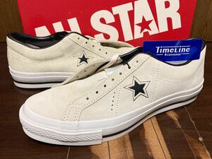 23年製 CONVERSE TIMELINE ONE STAR OS J VTG SUEDE コンバース タイムライン ワンスター スエード MADE IN JAPAN 日本製 ホワイト 27.0cm