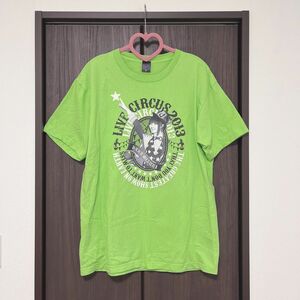 水樹奈々　ライブ　Tシャツ　コンサート　XL グリーン　nana mizuki 黄緑　歌手　