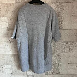 送料無料)美品 LOOPWHEELER × BEAMS PLUS 別注 半袖 スウェット H.GRAY グレー ループウィラー ビームスプラス Tシャツ カットソー XLの画像3