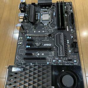 MSI Z270 PC MATE LGA1151 DDR4 Thunderbolt コレクション品出品⑩ CPU メモリー グラボ つき☆彡の画像9