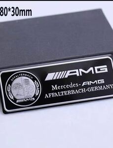 AMG Mercedes Benz алюминиевый стикер крыло стойка эмблема багажник наклейка черный 