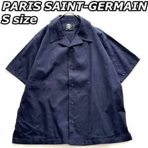 PARIS SAINT-GERMAIN パリサンジェルマン ジャガード 総柄シャツ PSG ネイビー