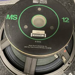 [送料無料] [美品] [動作品] Meyer Sound MS-12(ST-812同等) 12inch ユニット MSL-4 UPA-1 UM-1 など
