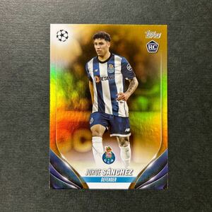 50枚限定 ホルヘサンチェス 2023/24 Topps UEFA Club Competitions Jorge Eduardo Sanchez Gold RC