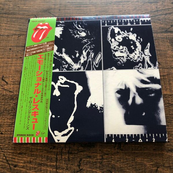 セール★送料無料★ザ・ローリング・ストーンズ★エモーショナル・レスキュー★Rolling Stones★Emotional Rescue★帯付国内盤紙ジャケCD★