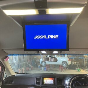 ALPINE アルパイン フリップダウンモニター TMX- R2200\MG ハーネス付 取り付けステイ付 ボルト付 エルグランド TNE52［S/9102］の画像2