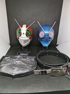 仮面ライダーグッズ[頭部のオブジェ、ベルト等]