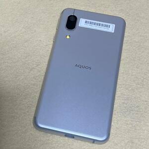 【SIMフリー/中古】AQUOS sense3 basic［907SH］シルバー★判定〇/残債なし/SIMロック解除済★　04073