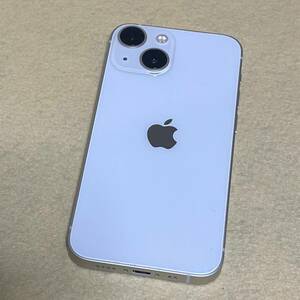 【美品/SIMフリー】iPhone13 mini 128GB スターライト★判定〇/残債なし/SoftBank版SIMフリー★　04217