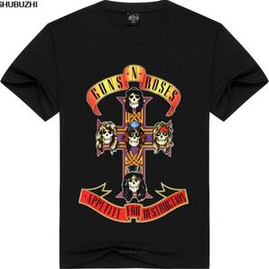 Guns N' Roses　ガンズ・アンド・ローゼズ　アクセル・ローズ　スラッシュ　ハードロック　ヘヴィメタル　バンド　Tシャツ　メタリカ　M