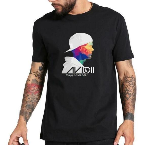 AVICII　アヴィーチー　Stories　ティム・バークリング　トランス　ハウス　EDM　ティエスト　カイゴ　コールドプレイ　Tシャツ　L 