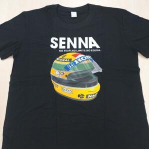 F1 アイルトン・セナ マクラーレン ホンダ MP4 ロータス ブラジル アラン・プロスト ナイジェル・マンセル Tシャツ Lの画像2