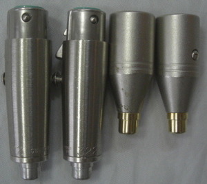  conversion connector /RCA female -XLR3 pin female &3P male. set conversion adaptor /4 piece 1. unused goods R060430