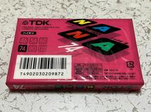 未使用品 TDK NANA カセットテープ 74分 ハイポジ 未開封品 新品 _画像2