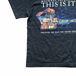 送料込！美品●MICHAEL JACKSON マイケルジャクソン●オフィシャル THIS IS IT 半袖TシャツM●ブラック●ユニバーサルミュージック●の画像4