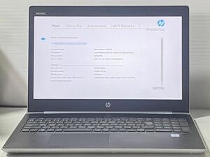 Bios 起動確認済み HP ProBook 450 G5 i5-7200Uメモリ4GB/15.6インチ ジャンク282