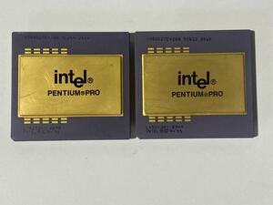 動作未確認 intel Pentium Pro 200MHz X2枚セット　ジャンク291