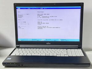 Bios 起動確認済み 富士通 LIFEBOOK A748/TX Corei3-8130Uメモリ4GB/15.6インチ ジャンク305