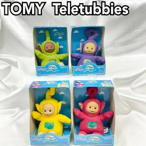 TOMY Tommy ладонь Телепузики 4 body куклы герои to- King кукла примерно 16cm Teletubbies мягкая игрушка работоспособность не проверялась разряженная батарея (C1182)